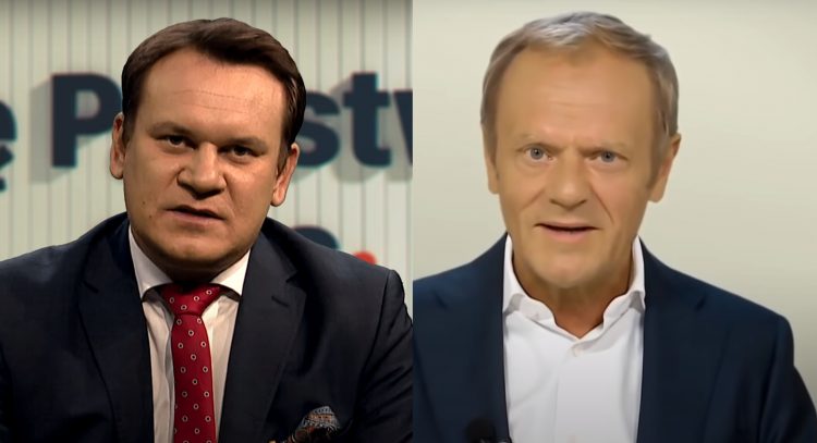 Dominik Tarczyński skierował ostre słowa w odpowiedzi do tego w jaki sposób Donald Tusk skomentował niedawno ujawnione taśmy.