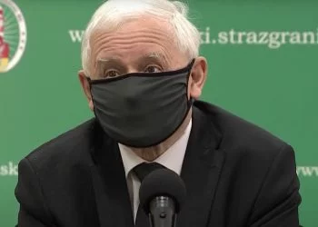 Gdzie są dzieci z Michałowa? Jarosław Kaczyński odpowiedział pokrętnie na to pytanie podczas jednej z konferencji Straży Granicznej