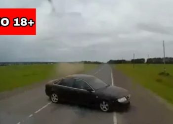 Makabryczny wypadek Audi przy 230 km/h. Wszystko się nagrało (wideo)