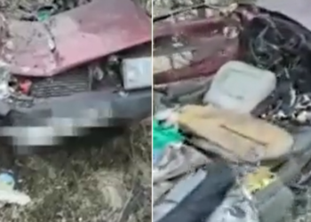 Rosyjski czołg zmiażdżył rodzinę z dzieckiem. Chłopczyk się spalił Niewyobrażalne bestialstwo