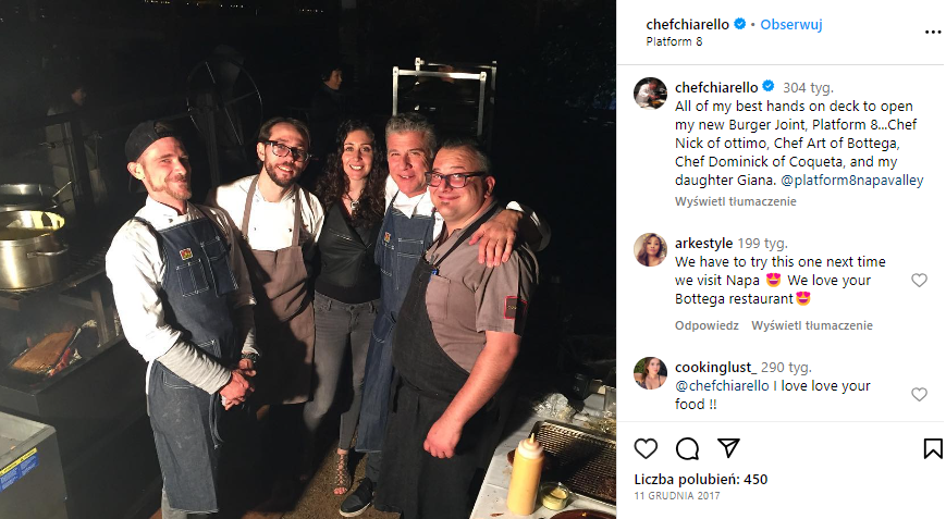 Nie żyje Michael Chiarello, gwiazda "Top Chef"
